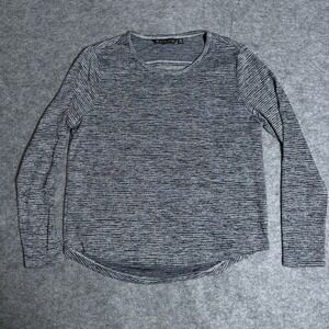 Athleta Cloudlight Stratus Women Long Sleeve Striped Knit Top